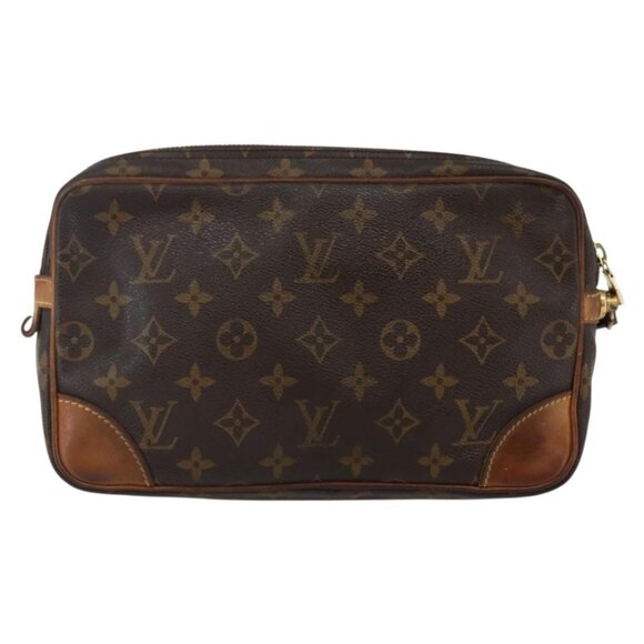LOUIS VUITTON Monogram Marly Dragonne GM Clutch Bag M51825 LV Auth gh849 - Picture 3 of 16